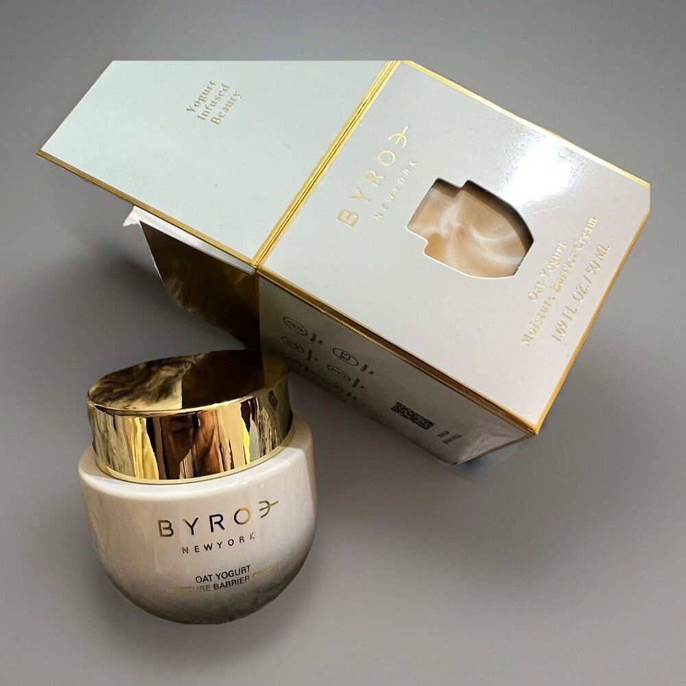 Byroe New York Oat Yogurt Moisture Barrier Cream 1.69‎ Fl Oz 50mL NEW IN BOX $64